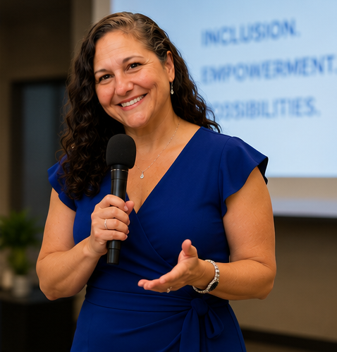 Dr. Jasmine V. Sadler speaking